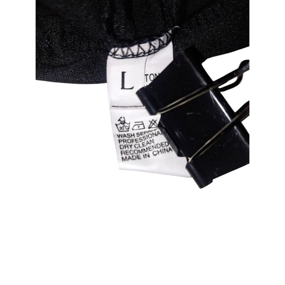 Womens Black One Shoulder Lace Cutout Maxi Evening Gown L Formal Prom Unbranded - Picture 7 of 11